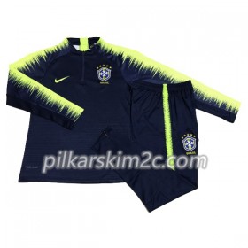 Brazylia Komplet Bluzy Treningowe 2018 Niebieski